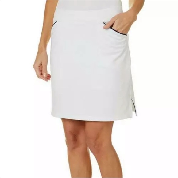 NWOT - Ruby Rd UPF 50 WHITE Golf Skort 1X Plus NEW I removed tags. - Picture 1 of 5